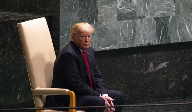 Presidente de EE.UU. Donald Trump, en la Asamblea General de la ONU.