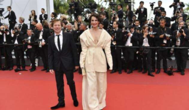 Mathieu Amalric director de la película Barbara el director Mathieu Amalric en Cannes por su película Barbara