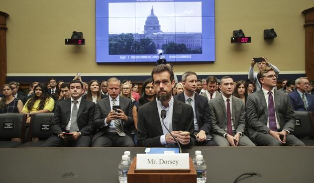 Director general de Twitter, Jack Dorsey.
