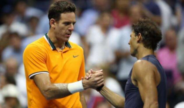 Juan Martín del Potro y Rafael Nadal Juan Martín del Potro y Rafael Nadal