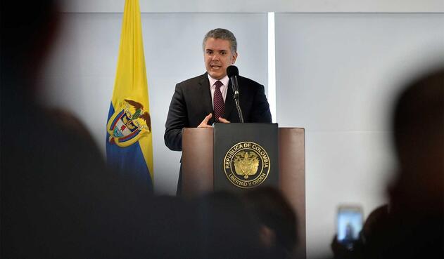 Iván Duque, presidente de Colombia Iván Duque, presidente de Colombia