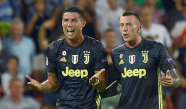 Cristiano Ronaldo expresa su malestar por la roja en la Champions League