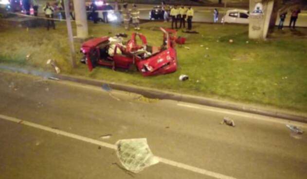 Accidente Autopoista Norte