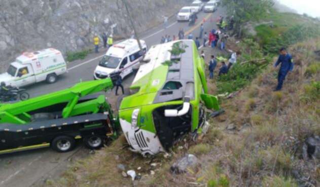 Siniestro vial en el Occidente de Antioquia