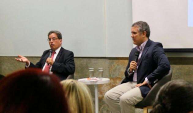 Alberto Carrasquilla junto a Iván Duque Alberto Carrasquilla junto a Iván Duque