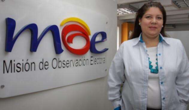 Alejandra Barrios, directora del a Misión de Observación Electoral