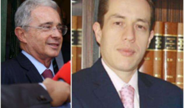 Álvaro Uribe y Andrés Barreto