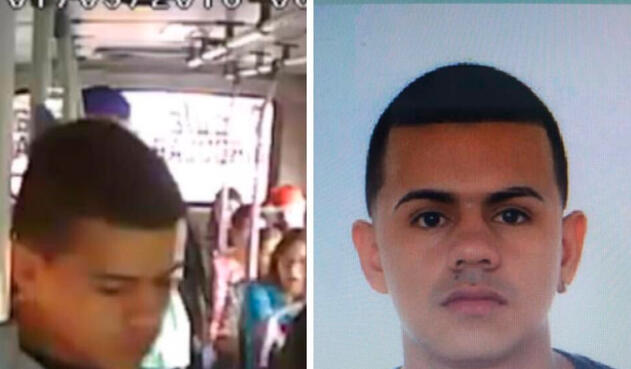 Alias La Chinga, señalado del hurto a un bus en Medellín Alias La Chinga, señalado del hurto a un bus en Medellín