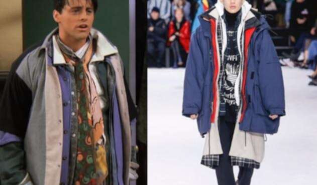 Abrigo de Balenciaga inspirado en Joey de 'Friends'