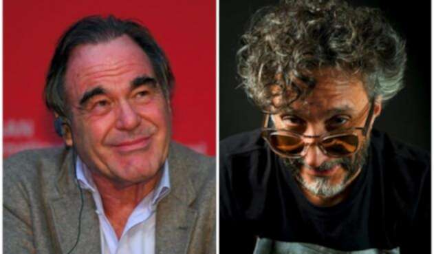 Oliver Stone y Fito Páez Oliver Stone y Fito Páez