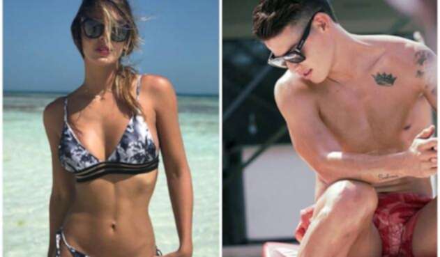 Shannon de Lima y James Rodríguez Shannon de Lima y James Rodríguez