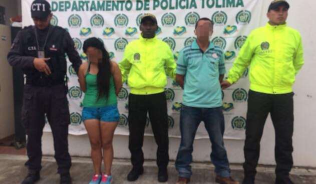 La pareja fue capturada en abril de este año.
