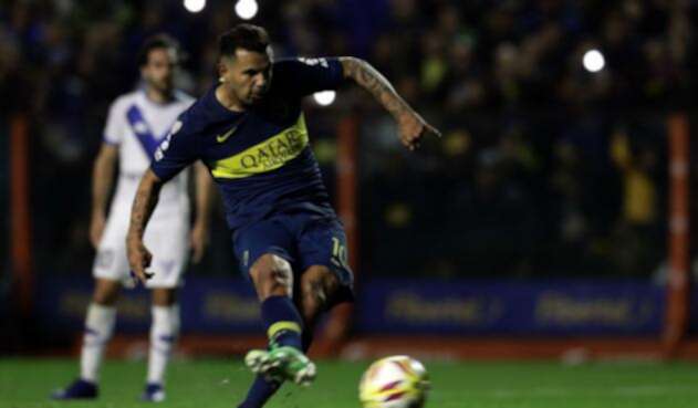 Edwin Cardona, jugador de Boca Juniors Edwin Cardona, jugador de Boca Juniors