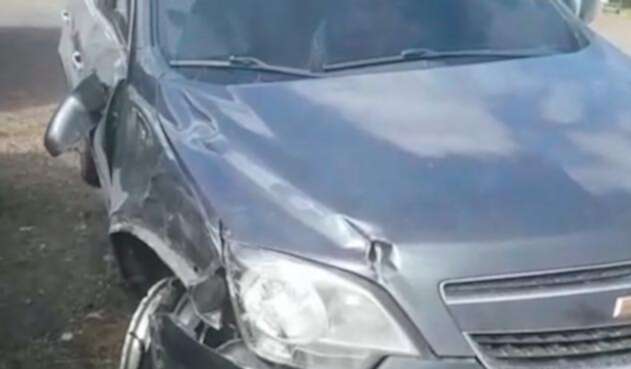 El vehículo que le causó la muerte a una pareja que se movilizaba en motocicleta, en Centro Chía