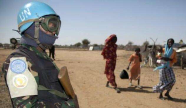 Cascos Azules de la ONU.
