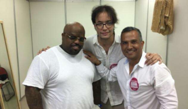 Ceelo Green habla con Emilio Sánchez