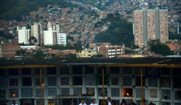 Cementerio San Javier, en Medellín