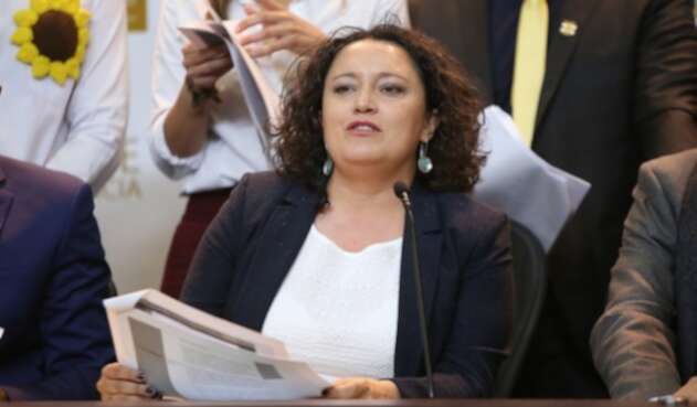 Senadora Angélica Lozano.