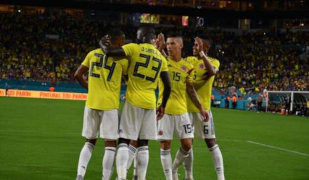 Selección Colombia en los amistosos de la fecha FIFA