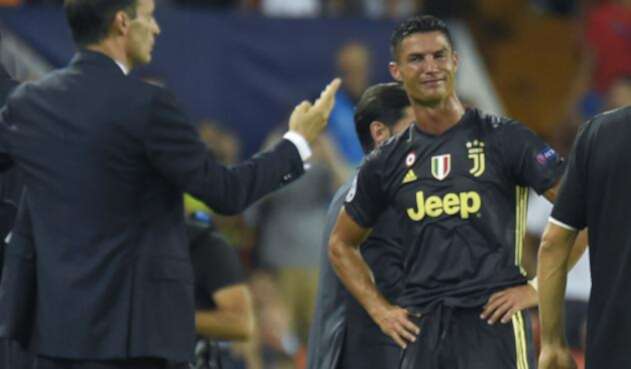 Cristiano Ronaldo estalla en llanto tras su expulsión por el altercado con Jeison Murillo
