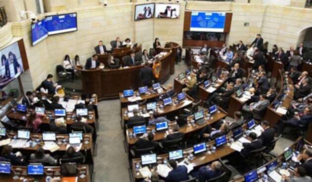 Así estaba la plenaria del Senado en el debate a Alberto Carrasquilla