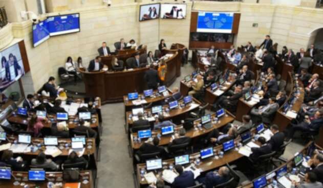 Así estaba la plenaria del Senado en el debate a Alberto Carrasquilla