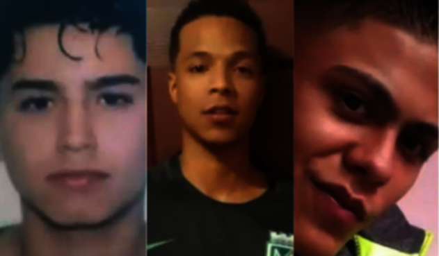 Tres jóvenes desaparecidos en la Comuna 13.
