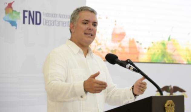 Iván Duque en cumbre de Gobernadores, en Mompox
