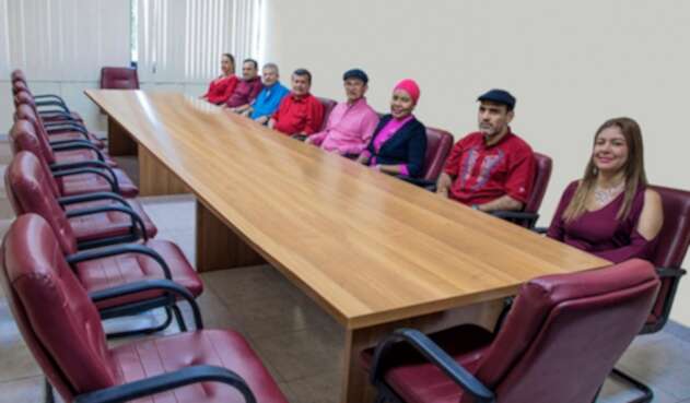 La delegación del ELN en Cuba