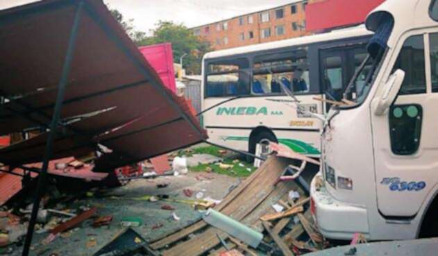 Explosión en Suba
