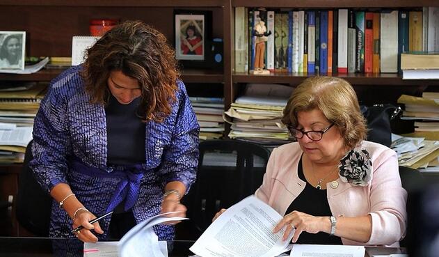 Ministras de Interior y de Justicia