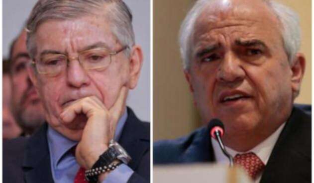 César Gaviria y Ernesto Samper César Gaviria y Ernesto Samper