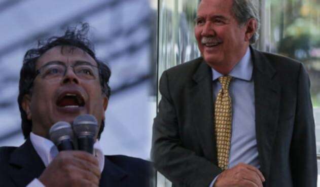 Gustavo Petro y Guillermo Botero Gustavo Petro y Guillermo Botero