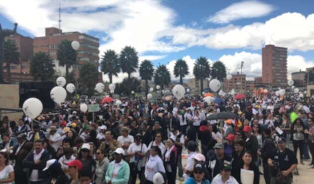 Marcha profesores Fecode