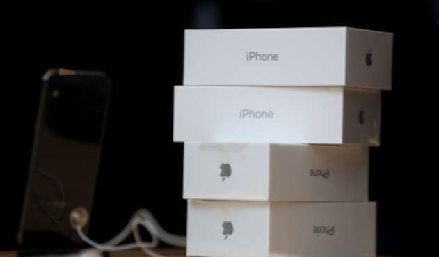 Las cajas con los nuevos iPhone de Apple