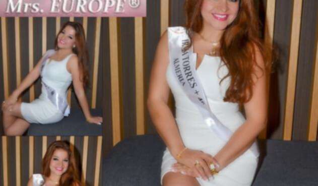 Irma Torres Pérez, una de las participantes del reinado Señora Europa 2018