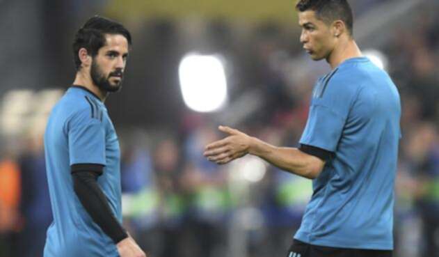 Isco y Cristiano como jugadores del Real Madrid