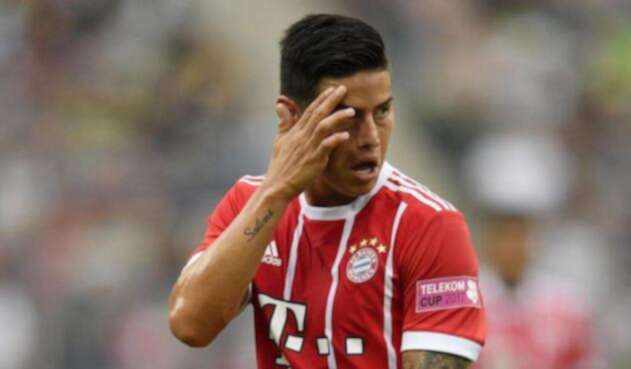 James Rodrígues, volante del Bayern Múnich