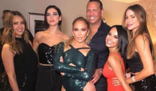 Jennifer Lopez y las invitadas especiales en concierto en Las Vegas