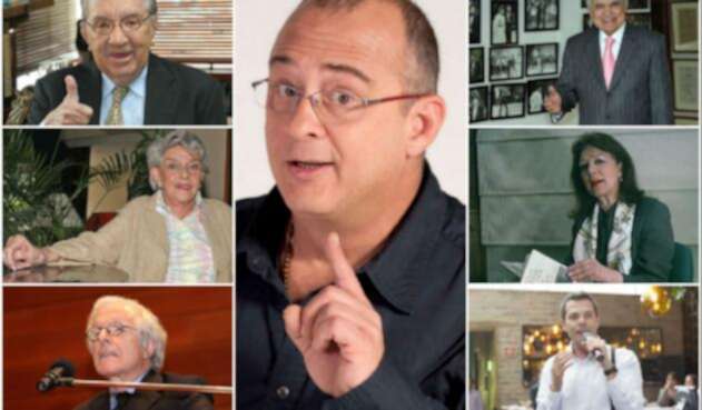 Jota Mario Valencia y los grandes presentadores de la televisión colombiana en varias décadas
