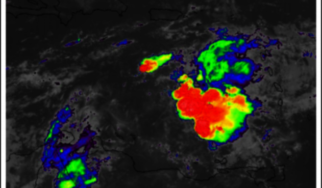 Tormenta Tropical “Kirk” se degrada a onda del este y continua su tránsito por el este del mar Caribe.