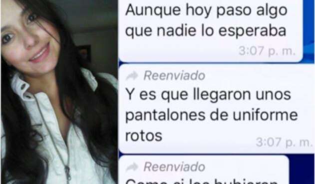 Laura Alejandra Flórez y los mensajes vía WhatsApp en conversación con su padre