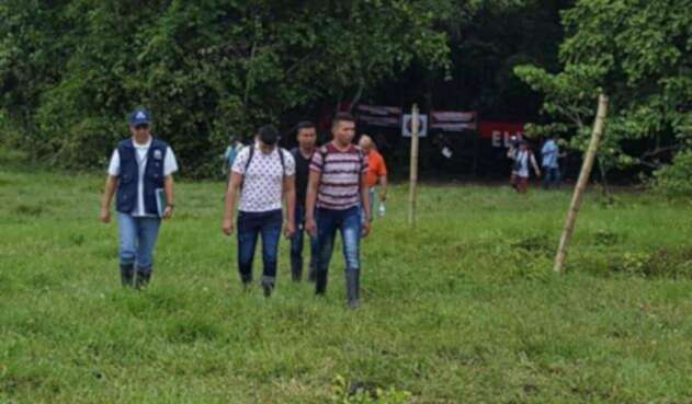 Soldados liberados por el ELN en Arauca Soldados liberados por el ELN en Arauca