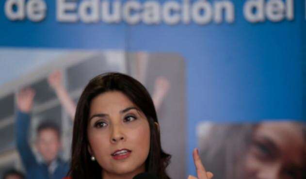 María Victoria Angulo, ministra de Educación