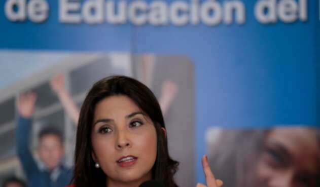 María Victoria Angulo, ministra de Educación