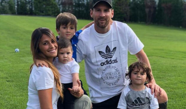 Messi y su familia