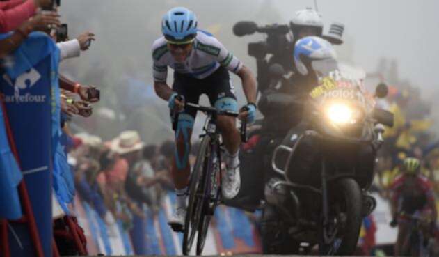 Miguel Ángel López (Superman) en La Vuelta 2018 Miguel Ángel López (Superman) en La Vuelta 2018