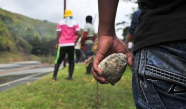 Protestas indígenas en Colombia