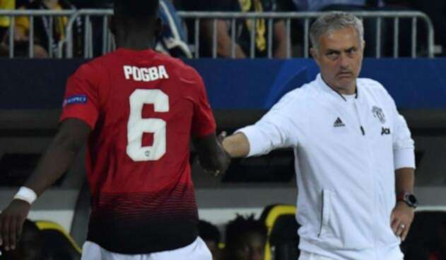 Pogba y Mourinho no se llevan muy bien Pogba y Mourinho no se llevan muy bien