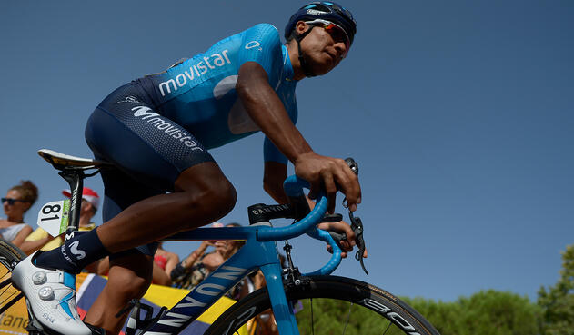 Nairo Quintana, ciclista colombiano al servicio de Movistar Team Nairo Quintana, ciclista colombiano al servicio de Movistar Team
